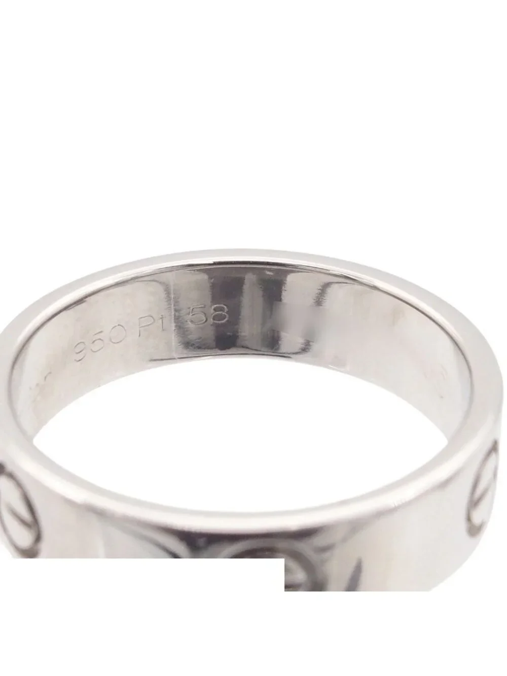 Cartier Love Platinum 58 Ring